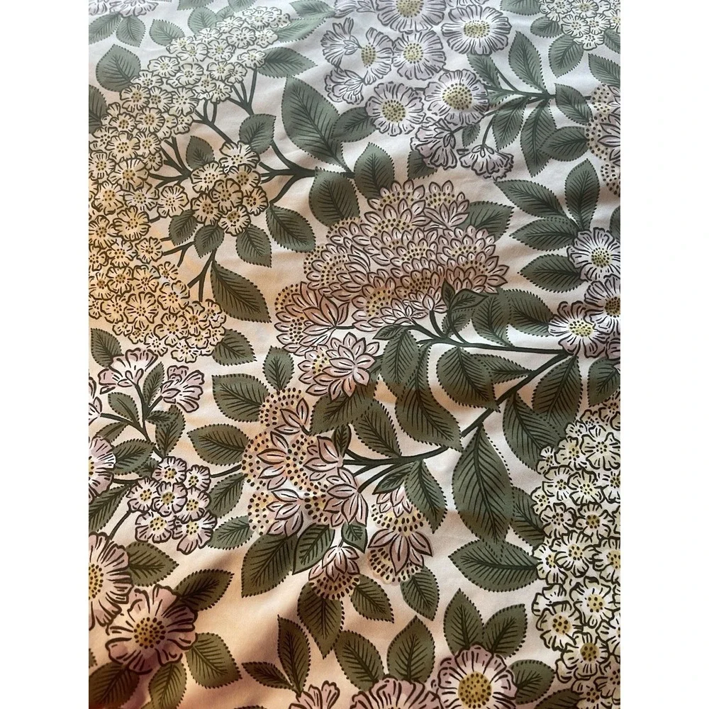 Garden Green- The Company Store King duvet cover. Rare!